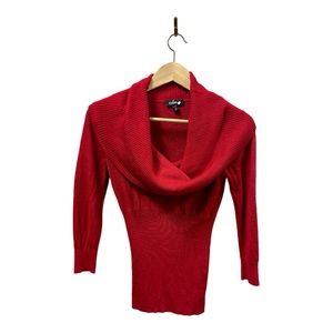 Bebe Red Sweater size XS